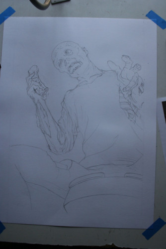 zombie sketch