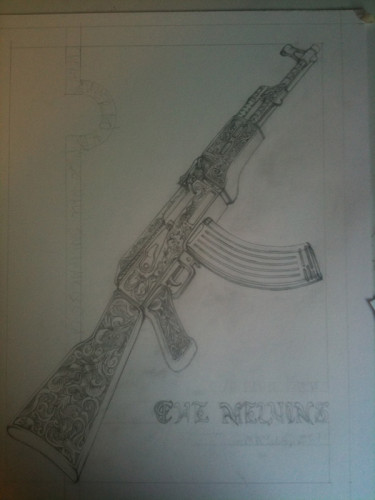 melvins ak47 sketch