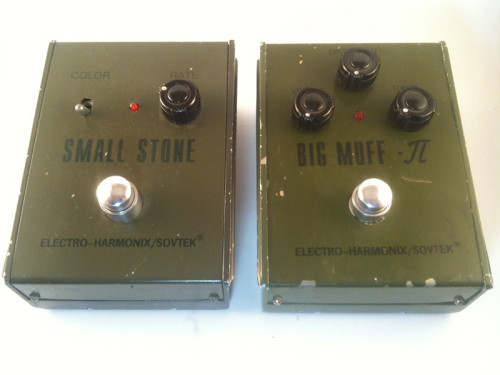 Sovtek Big Muff Pi and Small Stone Phaser