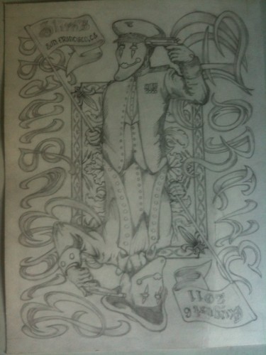 Big Business Torche sketch finished