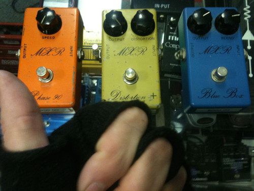 old script mxr pedals