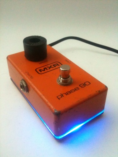 MXR Phase 90 with light plate