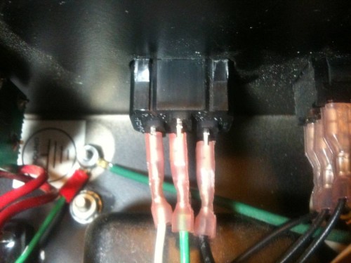 Ampeg VH-140C power jack inside