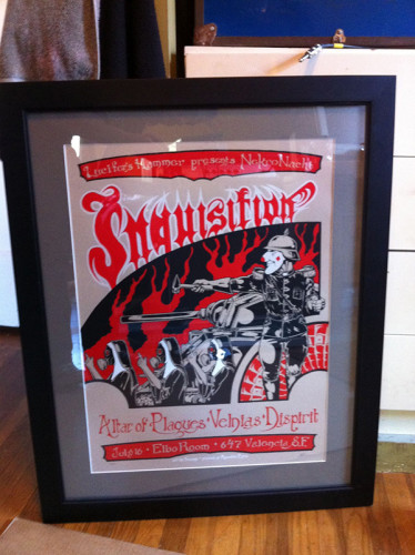 inquisition poster framed