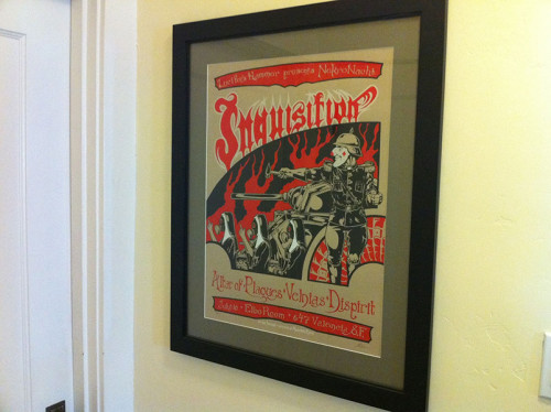 inquisition poster hanging