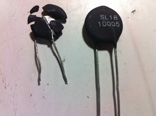 broken thermistor