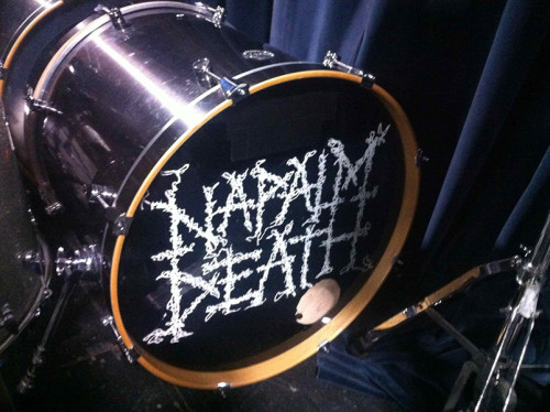 napalm death drum head