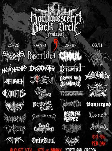 black circle flyer