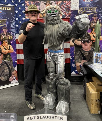 Fatal Fluffy with Sgt. Slaughter