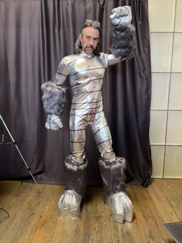 Silver costume test shot. 