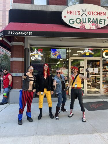 Cold Slither hanging out in Hell's Kitchen