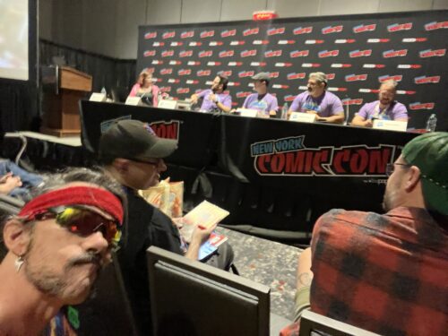 Cold Slither crashing the Hasbro convention panel