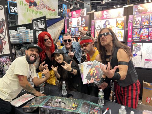 Cold Slither comic book signing 