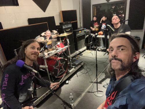 Cold Slither rehearsal in New York city