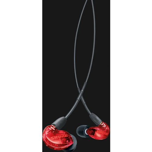 shure se215 red ear buds in-ears