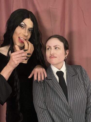 Mortician and Gomez Addams 